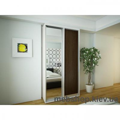 Купить Шкаф-купе Ника 11 (ДСП и зеркало, глубина 600 мм). Фото