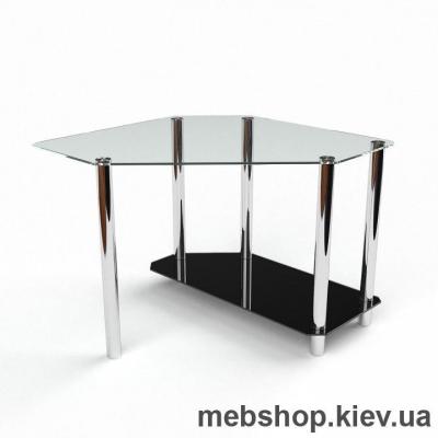 Купить Компьютерный стол из стекла БЦ Каспиан (900*900). Фото