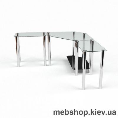 Компьютерный стол из стекла БЦ Кредо (1500*1500)