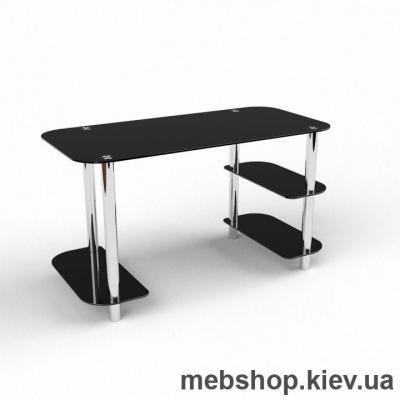 Компьютерный стол из стекла БЦ Кросслайн (1450*700)