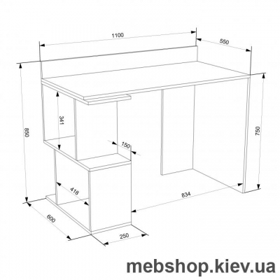 Компьютерный стол Lega-45