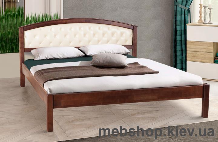 Купить Кровать деревянная Джульета (мягкое изголовье) Микс Мебель. Фото