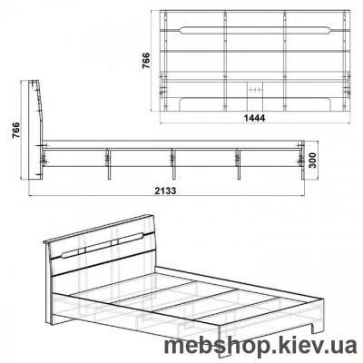 Кровать Стиль-140 Компанит
