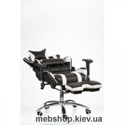 Кресло ExtremeRace black/white with footrest (E4732) Special4You