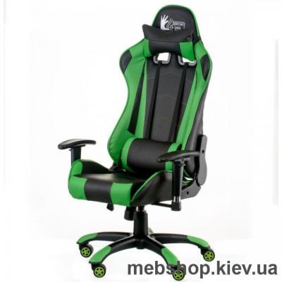 Крісло ExtremeRace black/green (E5623) Special4You