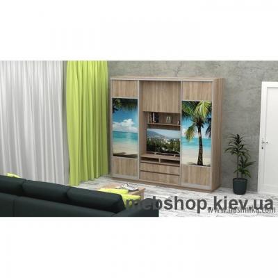 Купить Шкаф-купе FLASHNIKA Слайд 6 (двери ДСП комби фотопечать). Фото