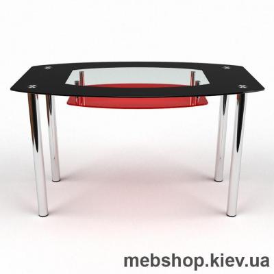 Обеденный стол Бочка (красно-черный)