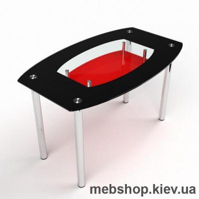Обеденный стол Бочка (красно-черный)