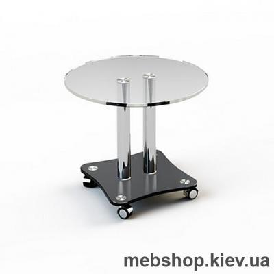 Журнальний стіл скляний ESCADO JTR 001 верх нанесення малюнку, візерунку, фотодруку або заливка кольором; низ прозорий
