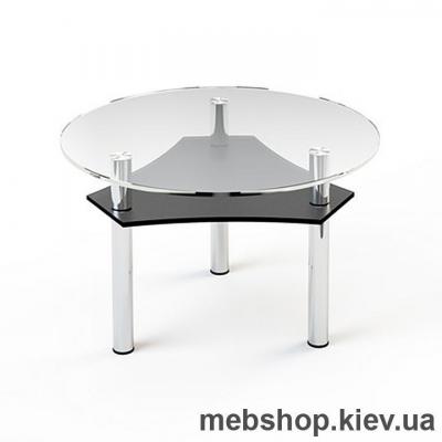 Журнальний стіл скляний ESCADO JTR 002 верх прозорий; низ нанесення малюнку, візерунку, фотодруку або заливка кольором