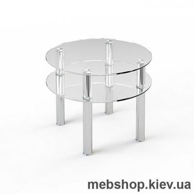 Журнальний стіл скляний ESCADO JTR 003 верх прозорий; низ нанесення малюнку, візерунку, фотодруку або заливка кольором