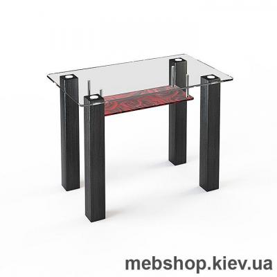 Обеденный стол стеклянный ESCADO SW3 верх прозрачный; низ нанесение рисунка, узора, фотопечати или заливка цветом