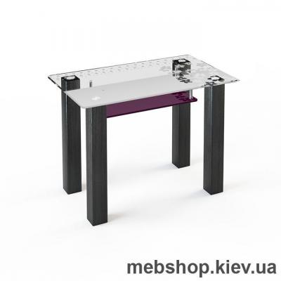 Обеденный стол стеклянный ESCADO SW3 нанесение рисунка, узора, фотопечати или заливка цветом столешницы и полки