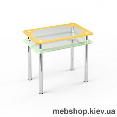 Обеденный стол стеклянный ESCADO S4 нанесение рисунка, узора, фотопечати или заливка цветом столешницы и полки