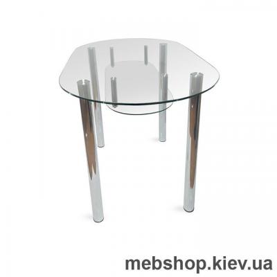 Обеденный стол стеклянный ESCADO A8 верх нанесение рисунка, узора, фотопечати или заливка цветом; низ прозрачный