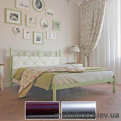Купить Кровать металлическая Белла цвет бордо; металлик; палитра "Bella Letto" (Металл-Дизайн). Фото