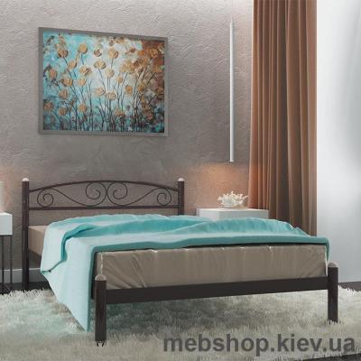Кровать металлическая Вероника цвет бордо; металлик; палитра "Bella Letto" (Металл-Дизайн)