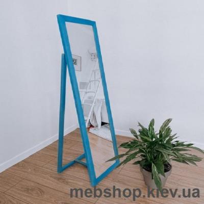 Купить Зеркало напольное в деревянной раме "HomeDeco" голубое. Фото