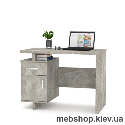 Компьютерный стол FLASHNIKA Мокос-22 (Бетон/Нимфея Альба)