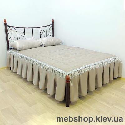 Кровать металлическая Калипсо-2 цвет черный бархат; черный (Металл-Дизайн)