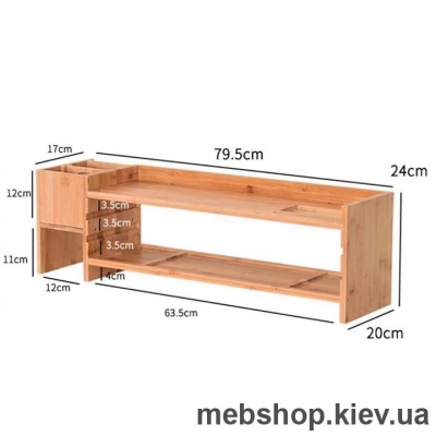 Бамбуковая подставка для монитора LAUS BS02 (UFT)