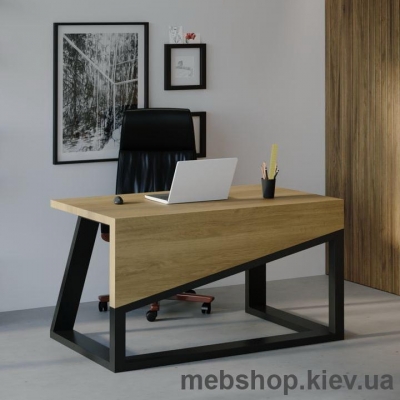 Купить Компьютерный стол SW092 Аризона (Skandi Wood) шпон ясень. Фото