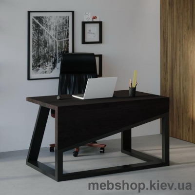 Купить Компьютерный стол SW092 Аризона (Skandi Wood) массив дуб. Фото