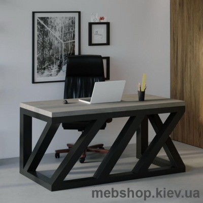 Компьютерный стол SW105 Виргиния (Skandi Wood) шпон ясень