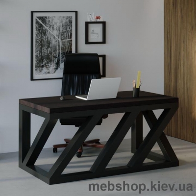 Компьютерный стол SW105 Виргиния (Skandi Wood) шпон ясень