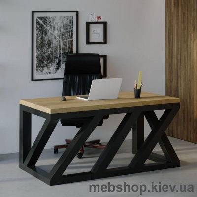 Купить Компьютерный стол SW105 Виргиния (Skandi Wood) шпон ясень. Фото