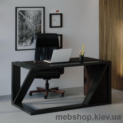 Компьютерный стол SW106 Гавайи (Skandi Wood) шпон ясень