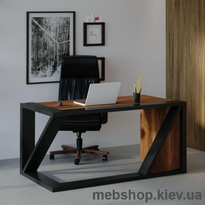 Компьютерный стол SW106 Гавайи (Skandi Wood) шпон дуб