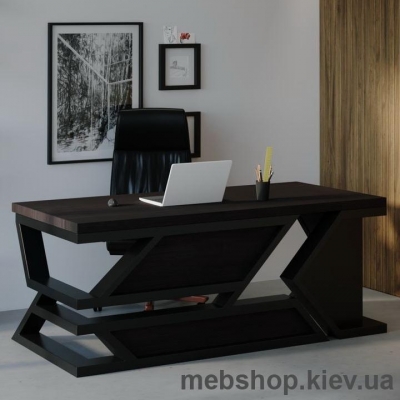 Компьютерный стол SW114 Виргиния (Skandi Wood) шпон ясень