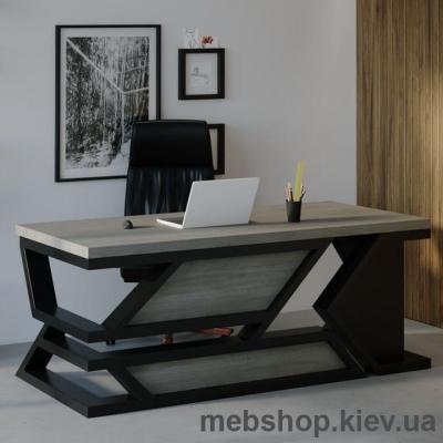 Купить Компьютерный стол SW114 Виргиния (Skandi Wood) шпон дуб. Фото