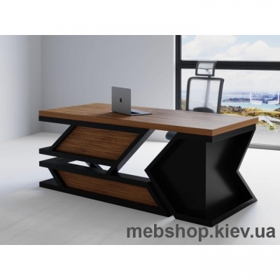 Компьютерный стол SW114 Виргиния (Skandi Wood) массив дуб