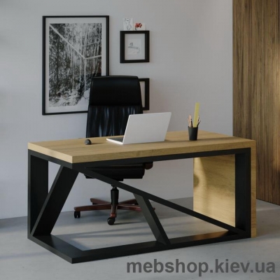 Купить Компьютерный стол SW107 Индиана (Skandi Wood) шпон ясень. Фото