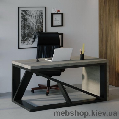 Купить Компьютерный стол SW107 Индиана (Skandi Wood) шпон дуб. Фото