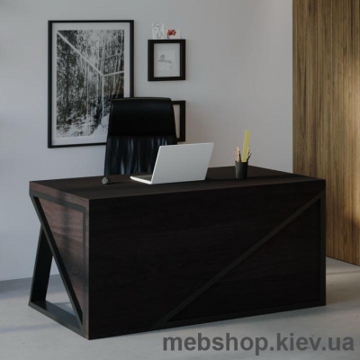 Компьютерный стол SW108 Канзас (Skandi Wood) шпон ясень