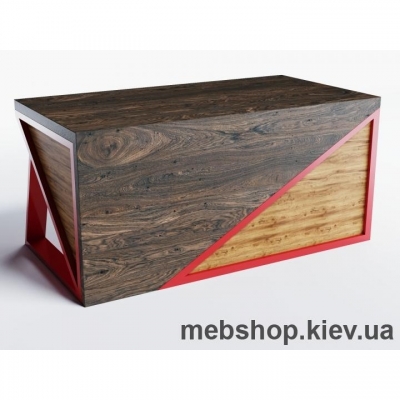 Компьютерный стол SW108 Канзас (Skandi Wood) шпон ясень