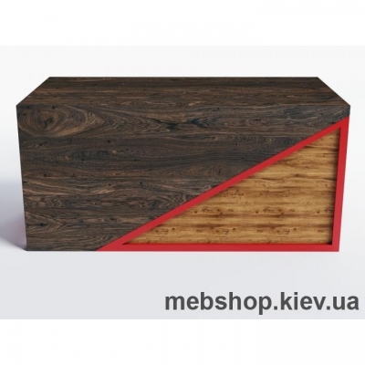 Компьютерный стол SW108 Канзас (Skandi Wood) шпон дуб