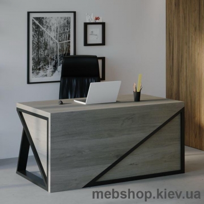 Компьютерный стол SW108 Канзас (Skandi Wood) массив дуб