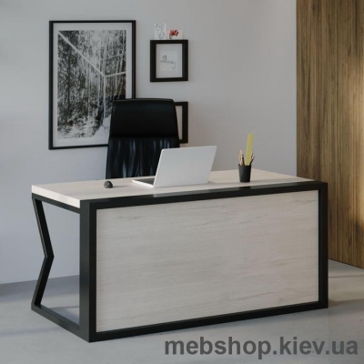 Компьютерный стол SW111 Миссури (Skandi Wood) массив ясеня