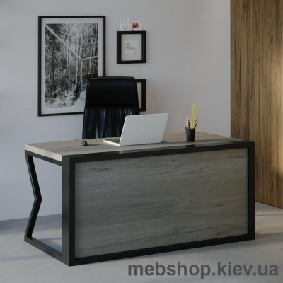 Компьютерный стол SW111 Миссури (Skandi Wood) массив дуб