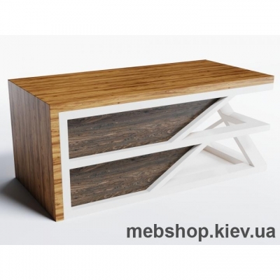 Компьютерный стол SW113 Небраска (Skandi Wood) шпон дуб