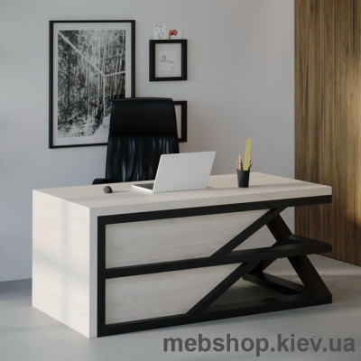 Компьютерный стол SW113 Небраска (Skandi Wood) массив ясеня
