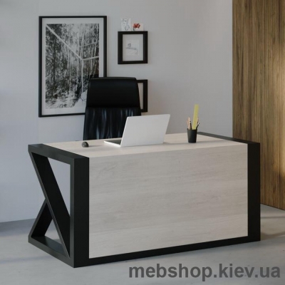 Компьютерный стол SW115 Оклахома (Skandi Wood) массив дуб