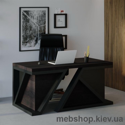 Компьютерный стол SW116 Пенсильвания (Skandi Wood) шпон ясень