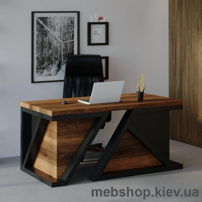 Компьютерный стол SW116 Пенсильвания (Skandi Wood) шпон дуб