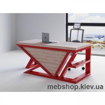 Компьютерный стол SW118 Юта (Skandi Wood) шпон ясень