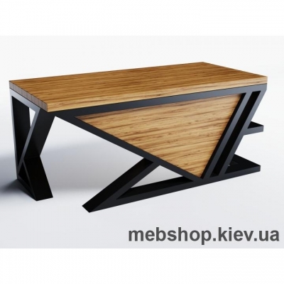 Компьютерный стол SW118 Юта (Skandi Wood) шпон ясень